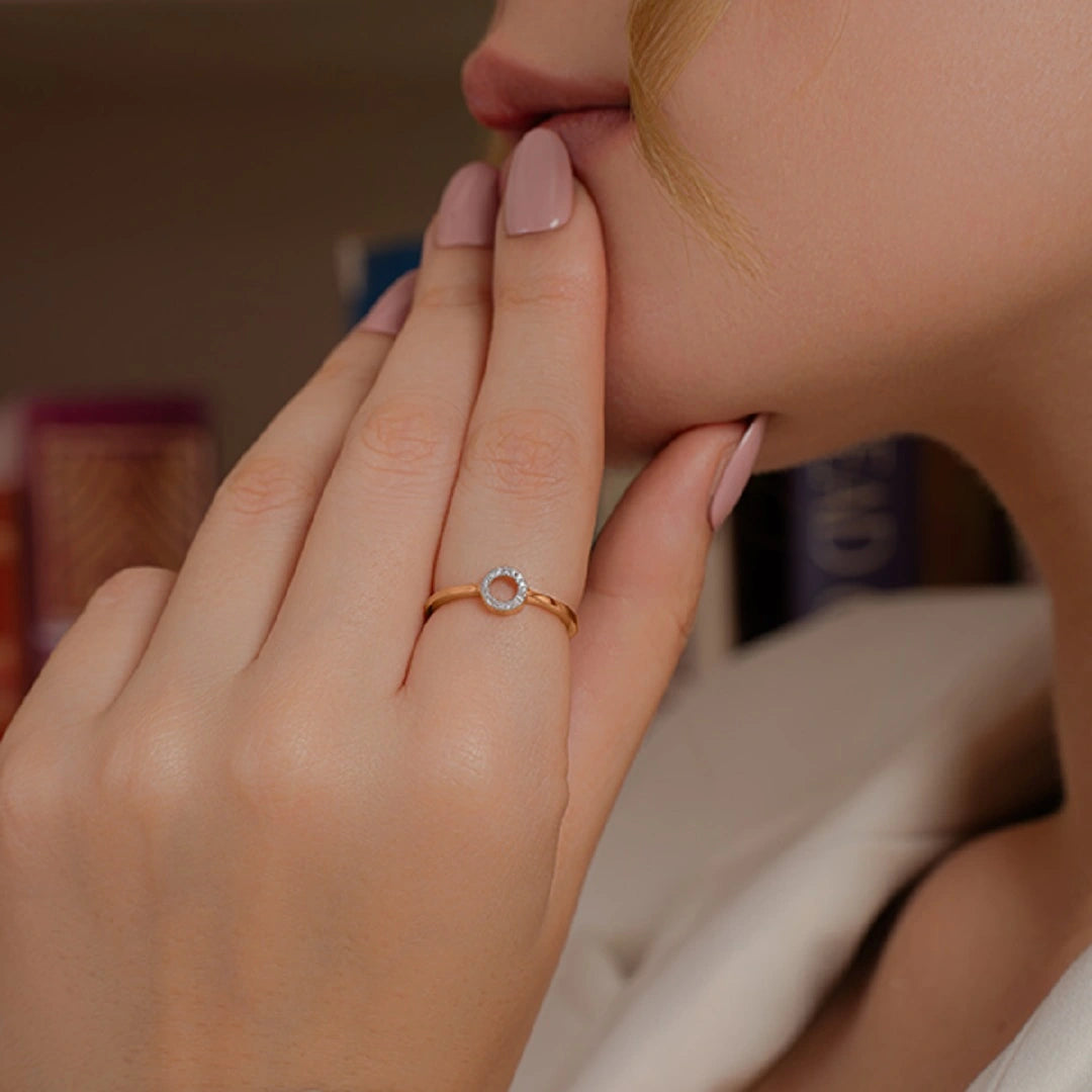 14K rose gold wedding ring gift and anniversary gifts for her