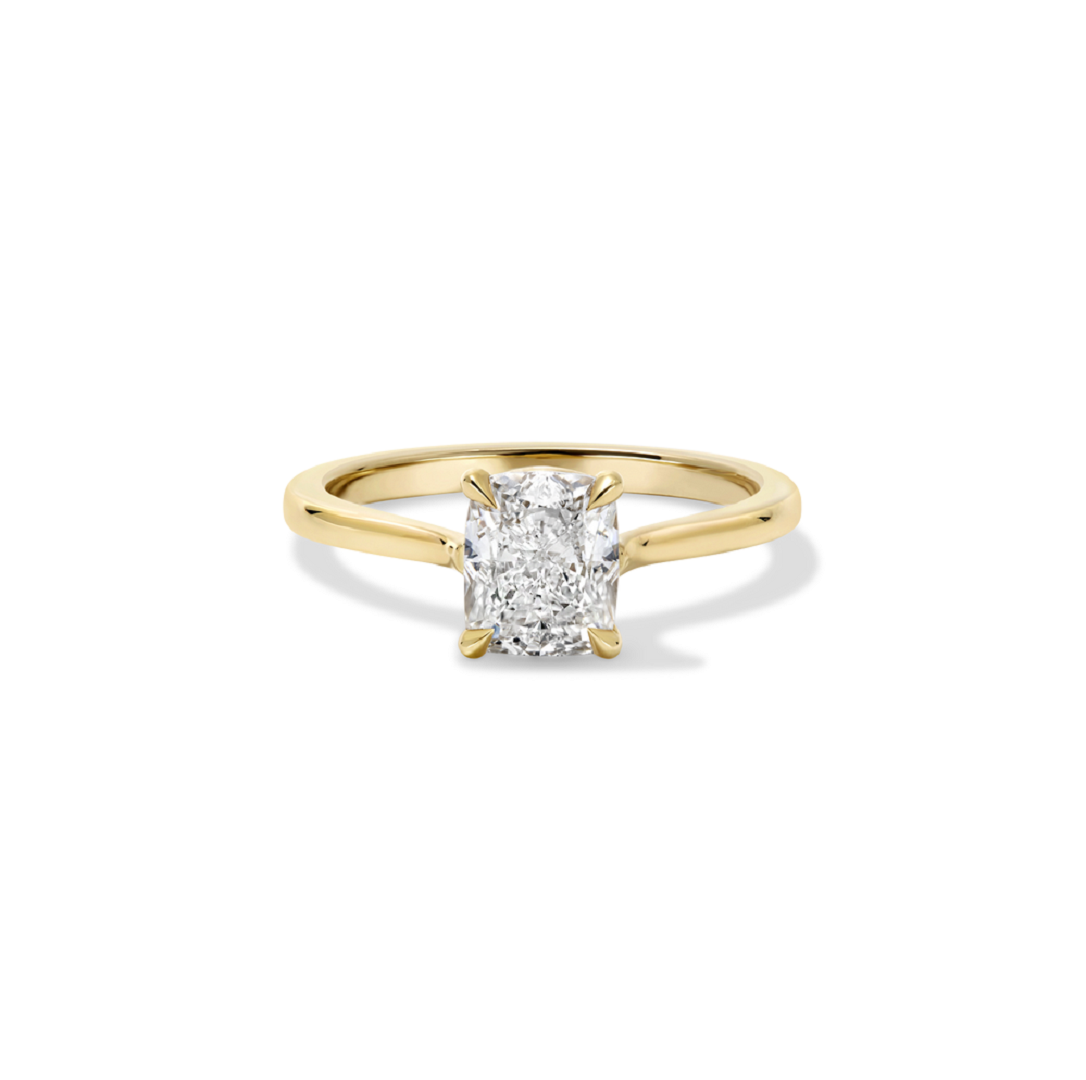 elongated cushion cut ring, diamond ring, moissanite ring, handmade rings, personalised ring, fashion, style, trend, glossip, custom, person, valentine's gifts