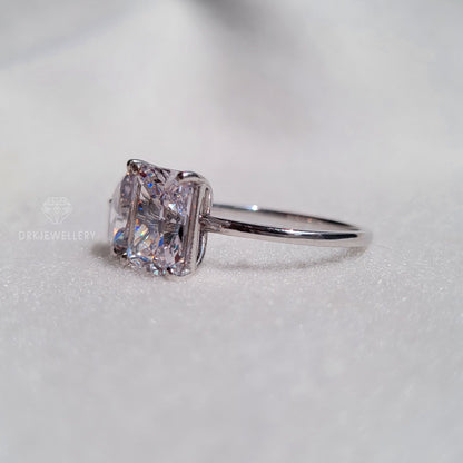 Toi-et-moi Moissanite Gold Ring