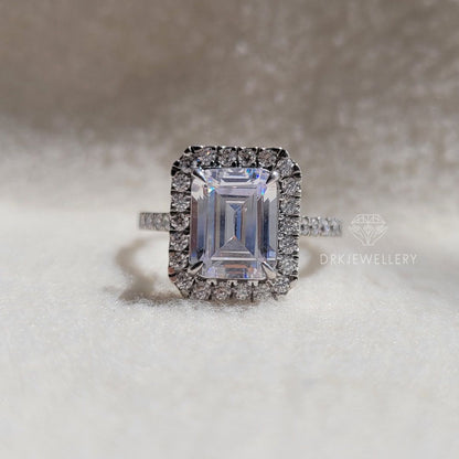 Emerald-Cut-Moissanite-Ring