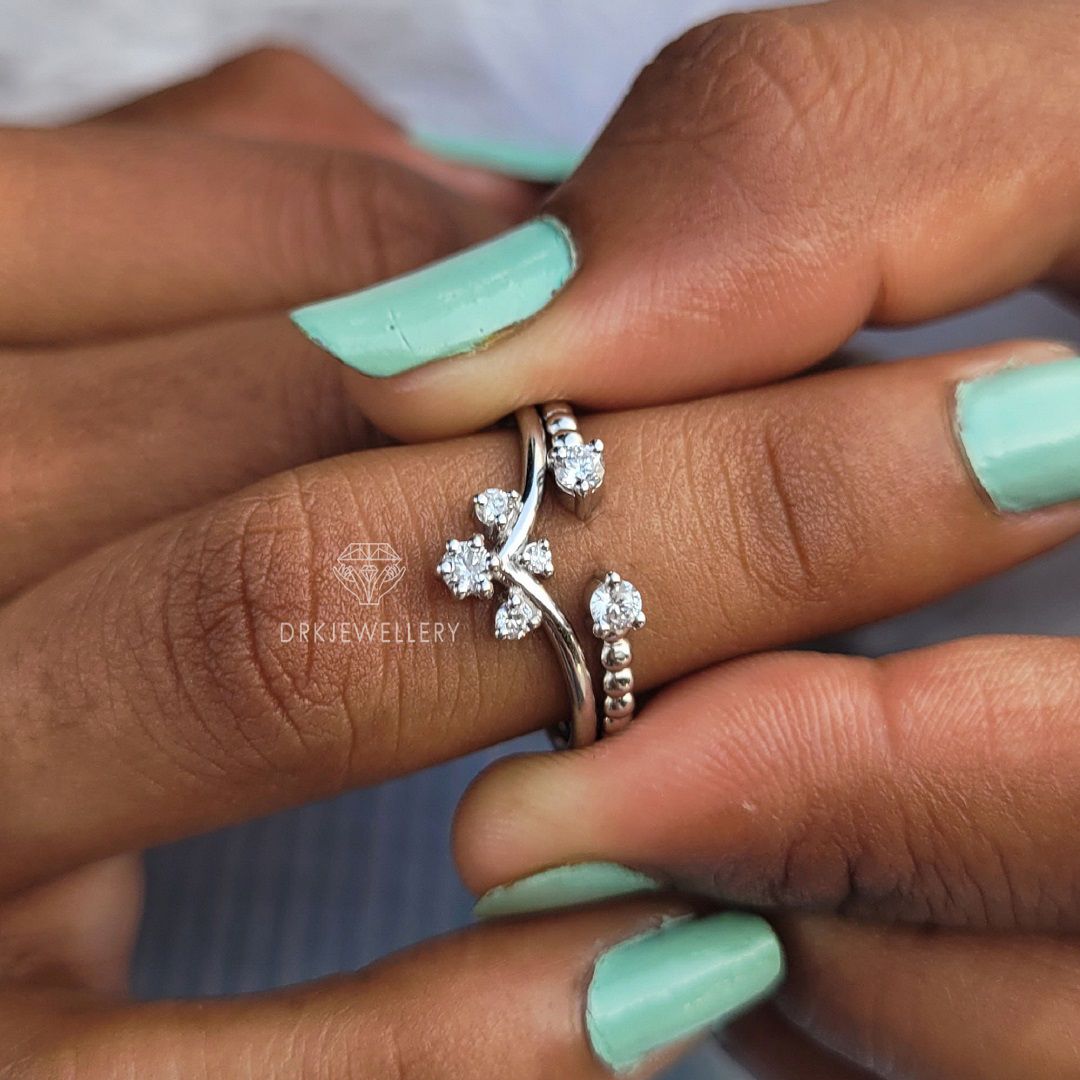 Crown Style Round Lab Grown Diamond Wedding Bridal Set