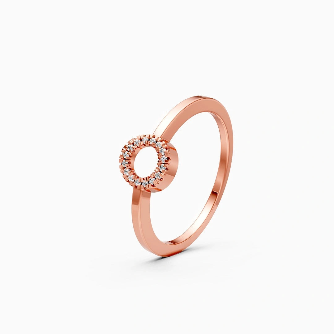14K rose gold wedding ring gift and anniversary gifts for her