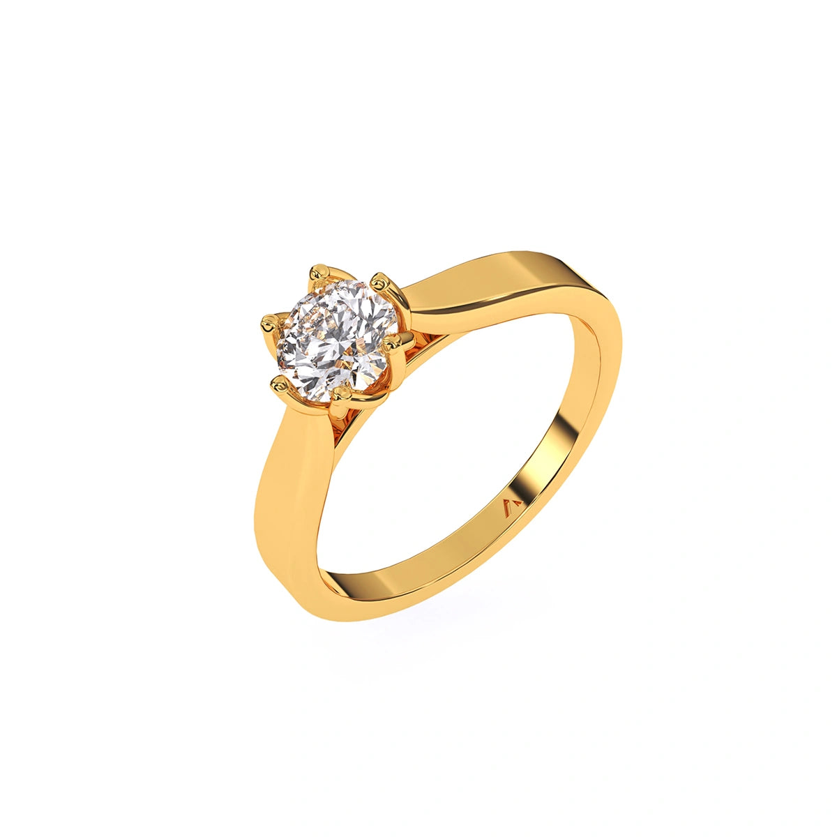 cluster round diamond ring