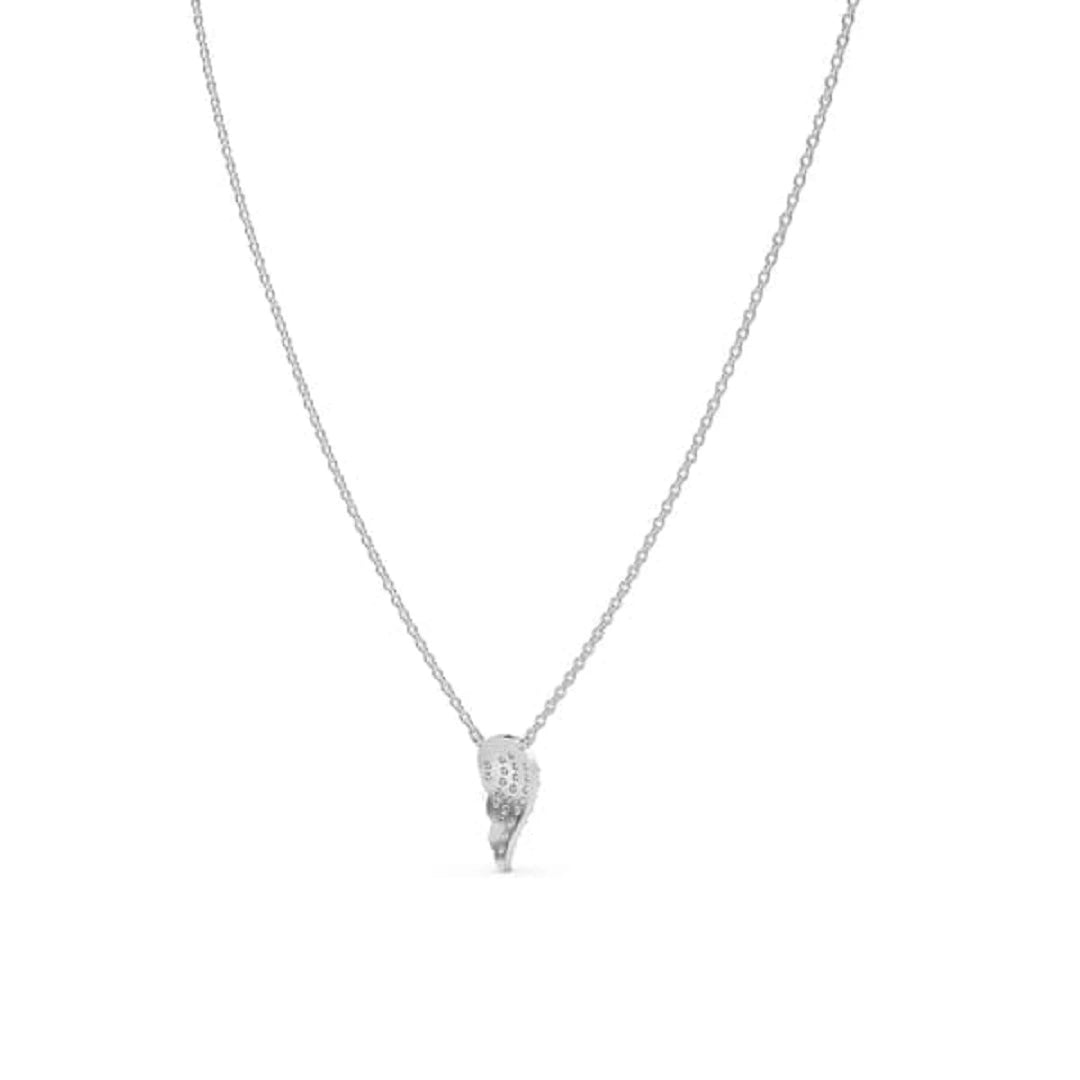 Vintage Inspired Round Cut Lab Diamond Gold Chain Necklace