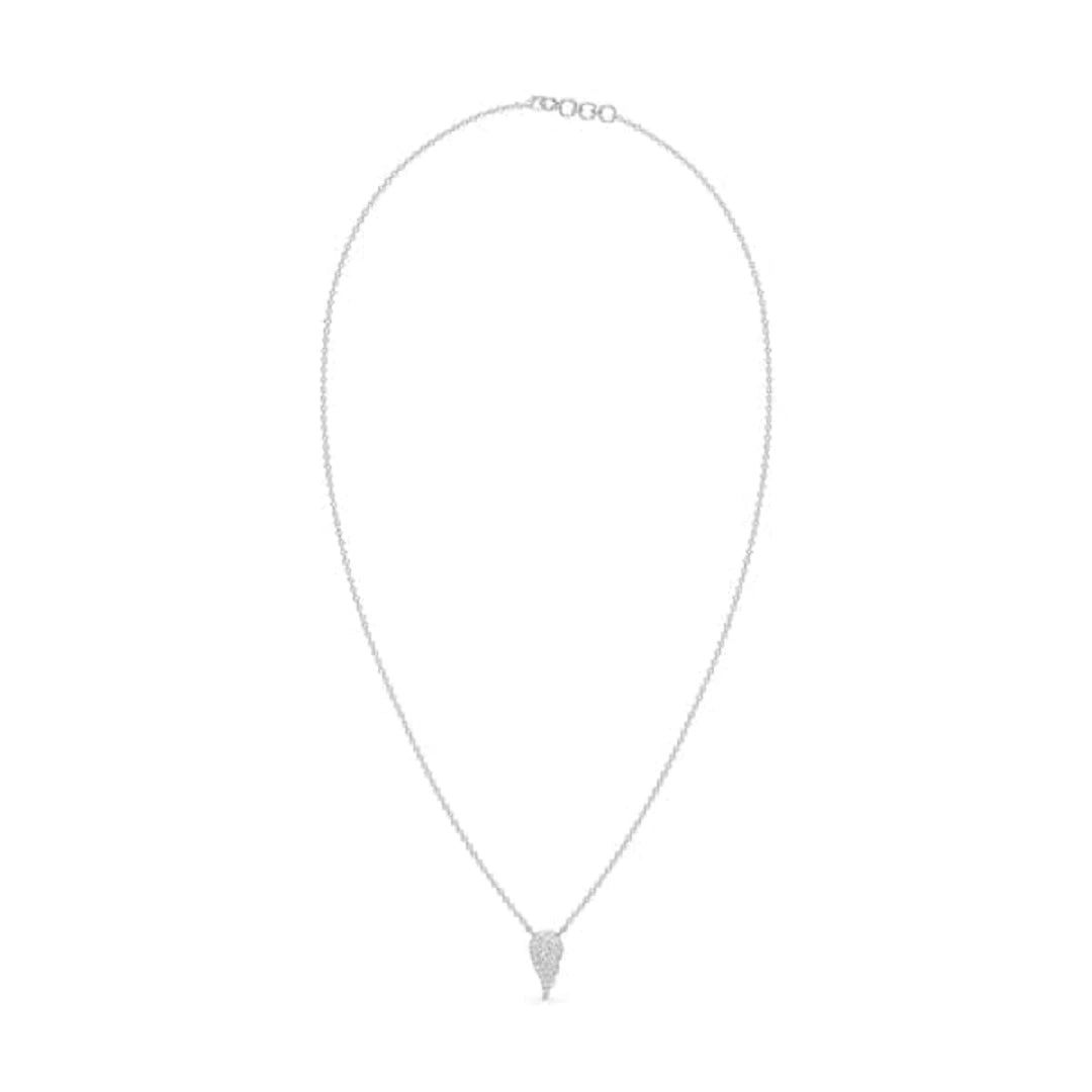 Vintage Inspired Round Cut Lab Diamond Gold Chain Necklace