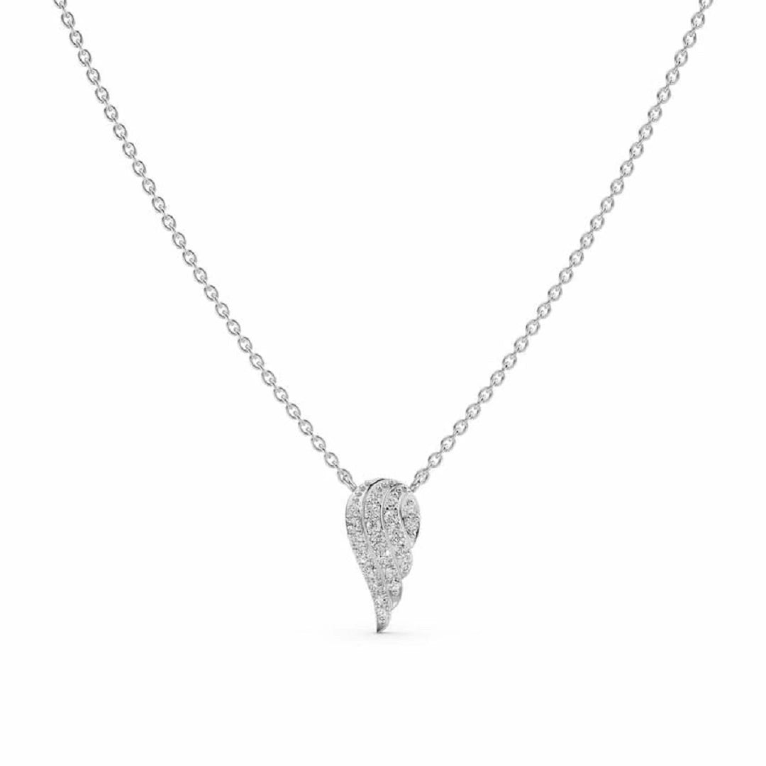 Vintage Inspired Round Cut Lab Diamond Gold Chain Necklace
