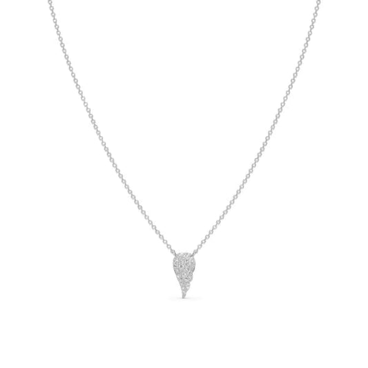 Vintage Inspired Round Cut Lab Diamond Gold Chain Necklace