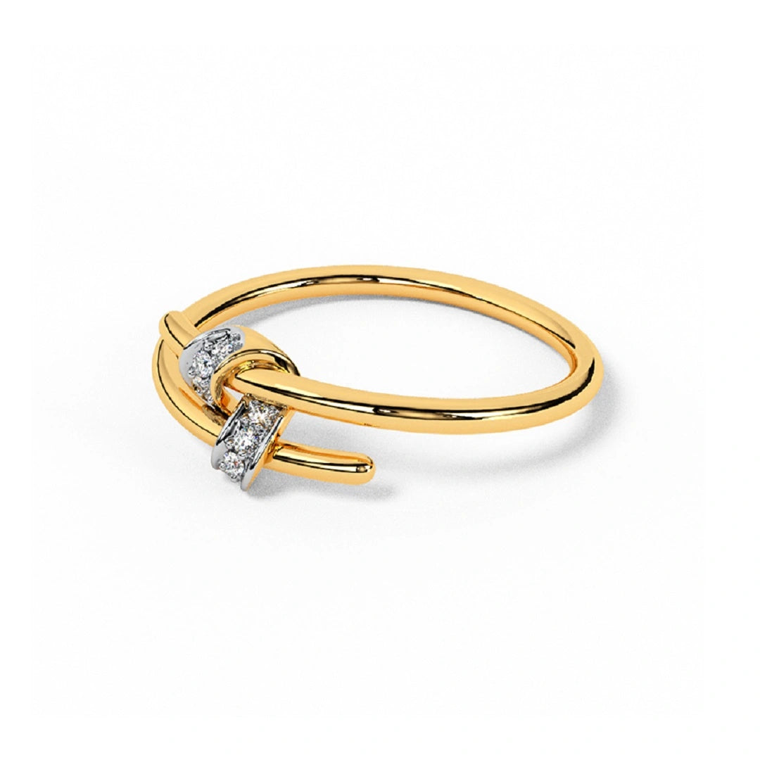 Round cut lab grown diamond ring, proise ring, two way rings, gifts, handmade gifts, gift ideas for promise ring