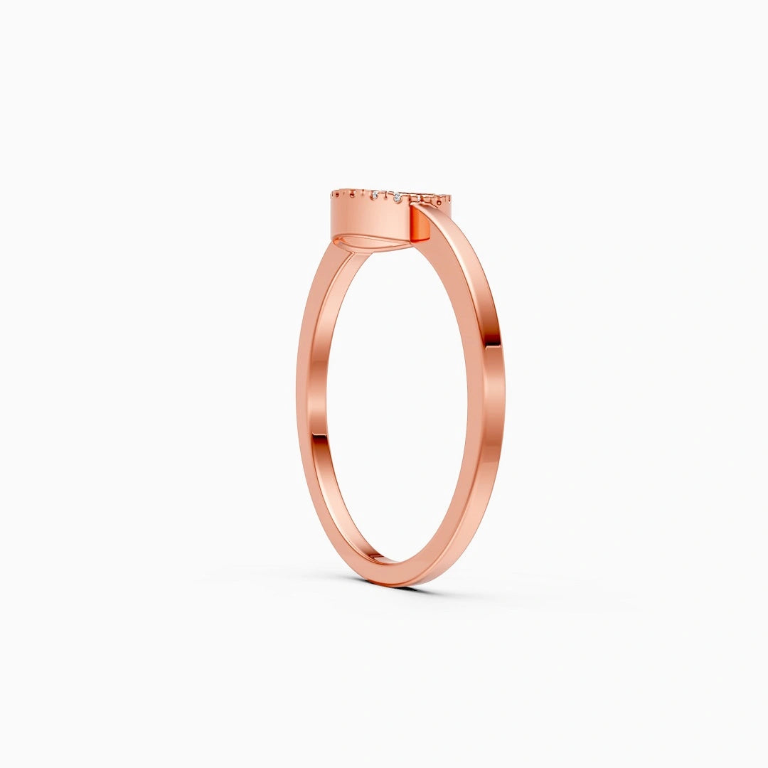 14K rose gold wedding ring gift and anniversary gifts for her